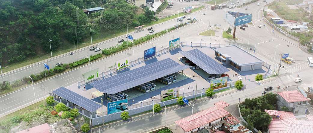 城市內公交充電站