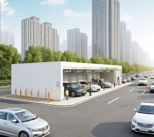 汽車換電站