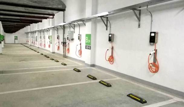 西鄉天福華府地下停車庫7KW交流充電樁項目