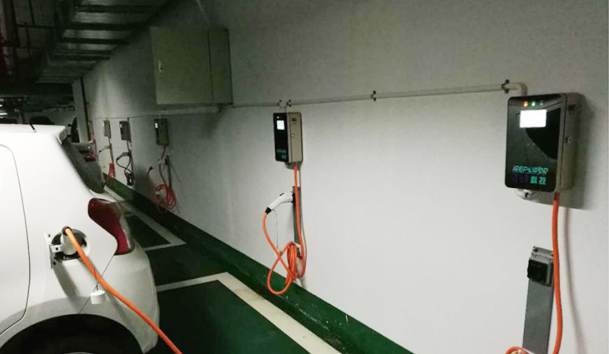 南山清華園地下停車場交流充電樁項目